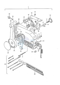 DT 9.9c drawing Remote Control (1988 to 1992)