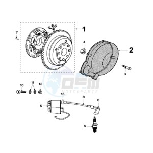 XR6 E2 drawing IGNITION PART