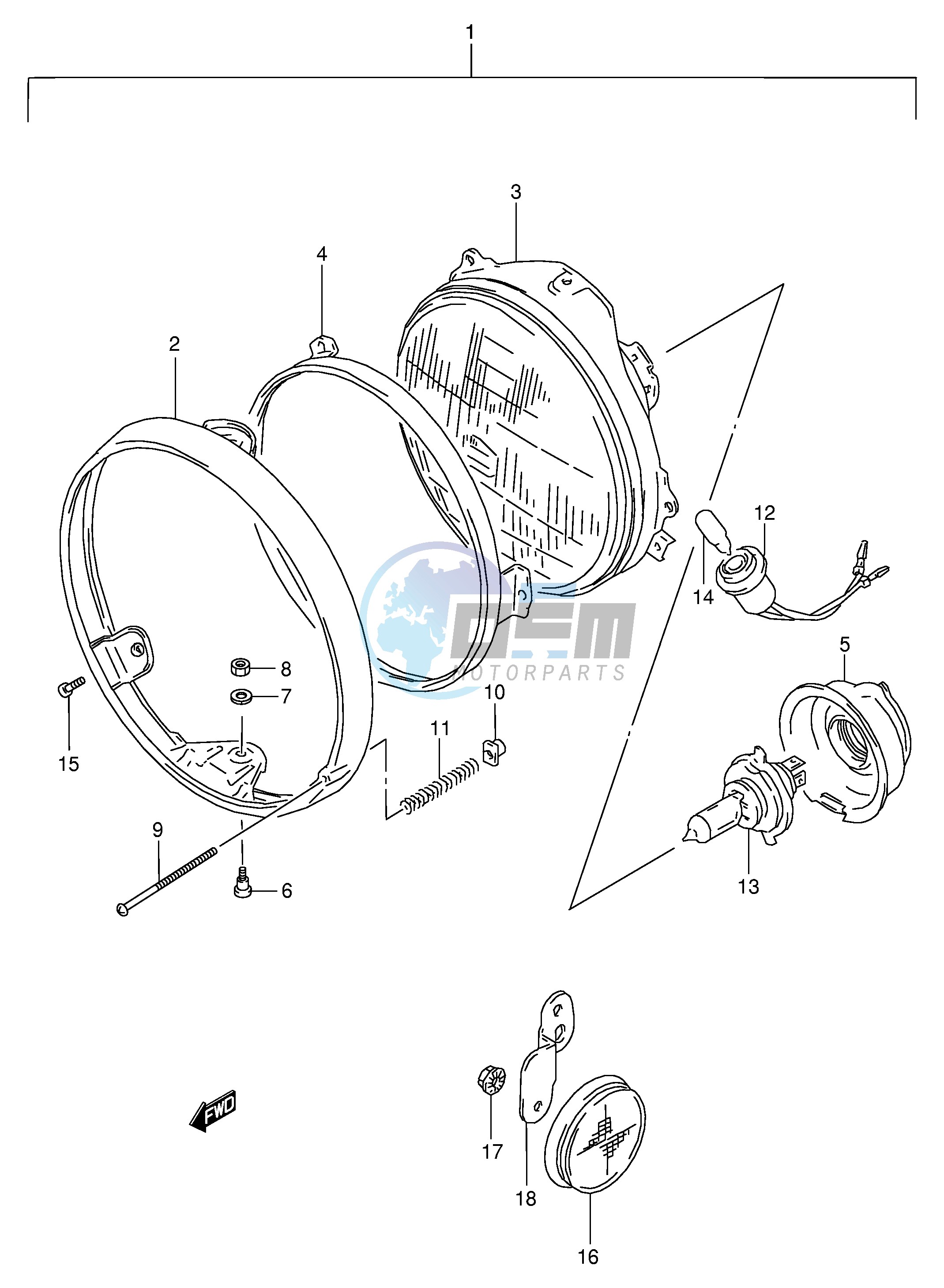 HEADLAMP (MODEL T)