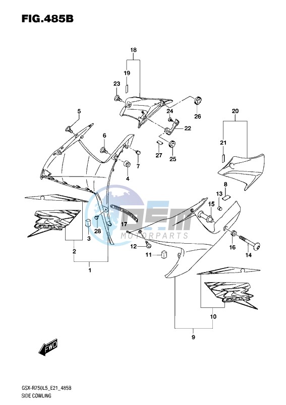 SIDE COWLING (ASV, A19)