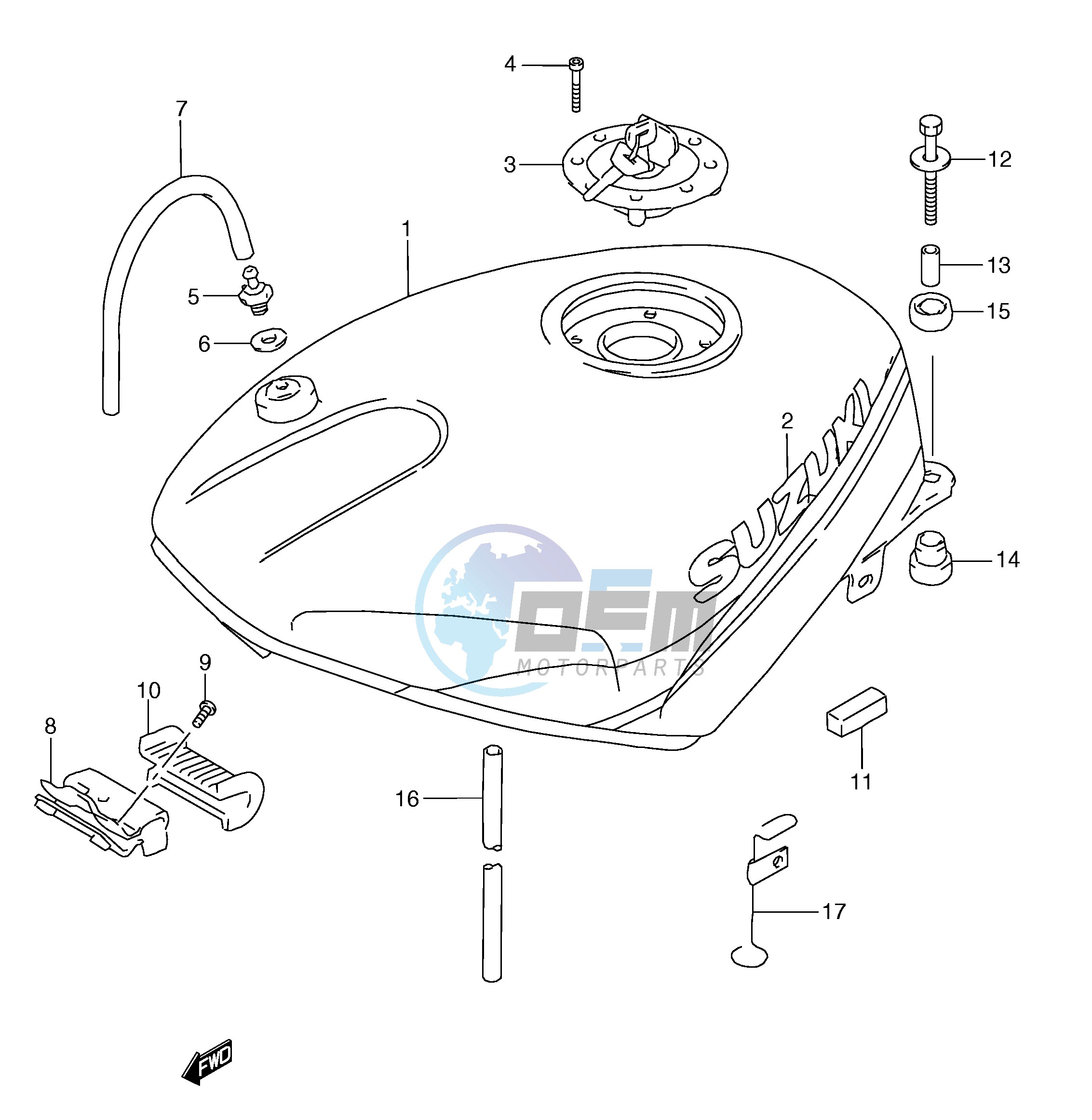 FUEL TANK (MODEL M)