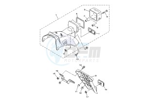 SR 125 drawing TAILLIGHT