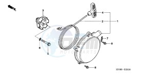 TRX680FAC drawing RECOIL STARTER