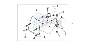 SH50 drawing WINDSHIELD(SH50/100)