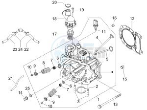 Granturismo 200 L drawing Head unit - Valve