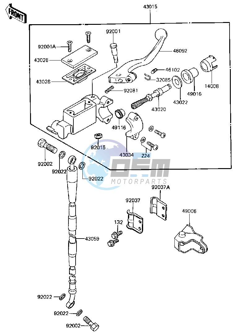 FRONT MASTER CYLINDER