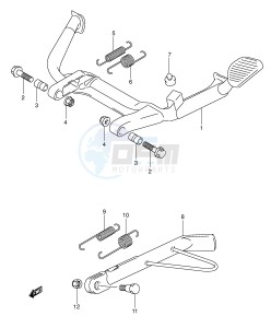 AN250 (E2) Burgman drawing STAND