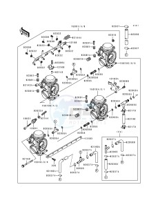 ZX 600 D [NINJA ZX-6] (D2-D4) [NINJA ZX-6] drawing CARBURETOR