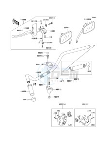 VN 800 E [VULCAN 800 DRIFTER] (E6F) E6F drawing HANDLEBAR