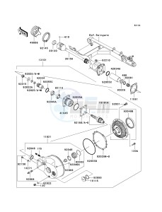 VN 1600 D [VULCAN 1600 NOMAD] (D6F-D8FA) D8F drawing DRIVE SHAFT_FINAL GEAR