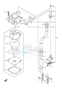 DF 115A drawing Water Pump