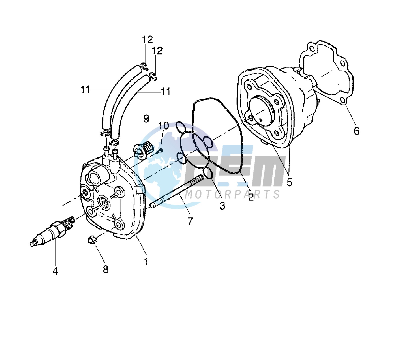 CYLINDER AND HEAD