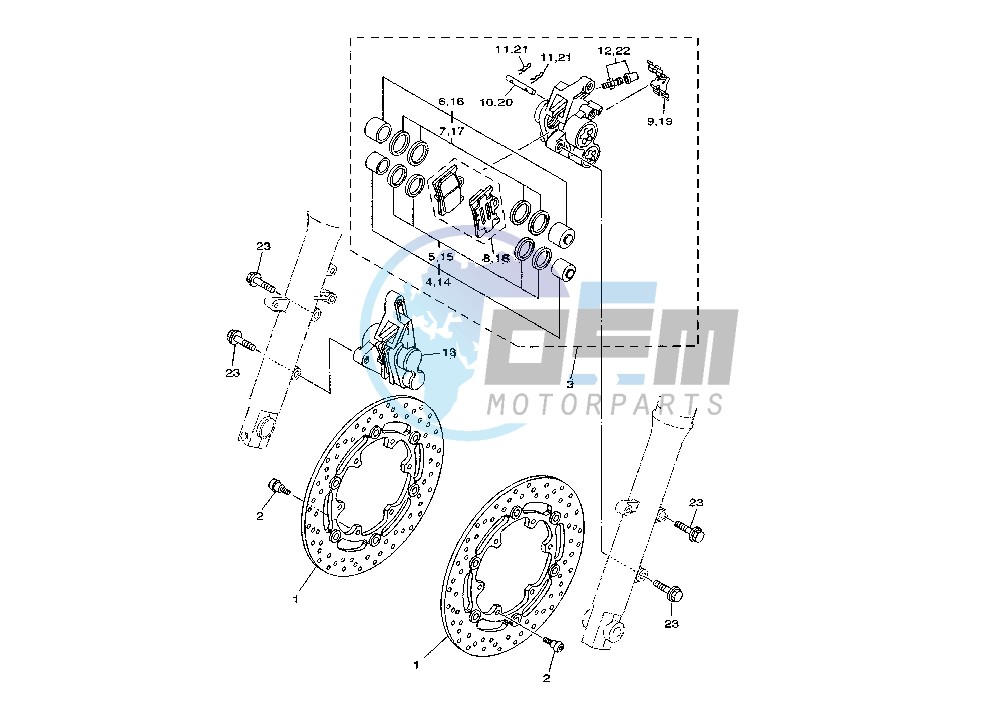 FRONT BRAKE CALIPER