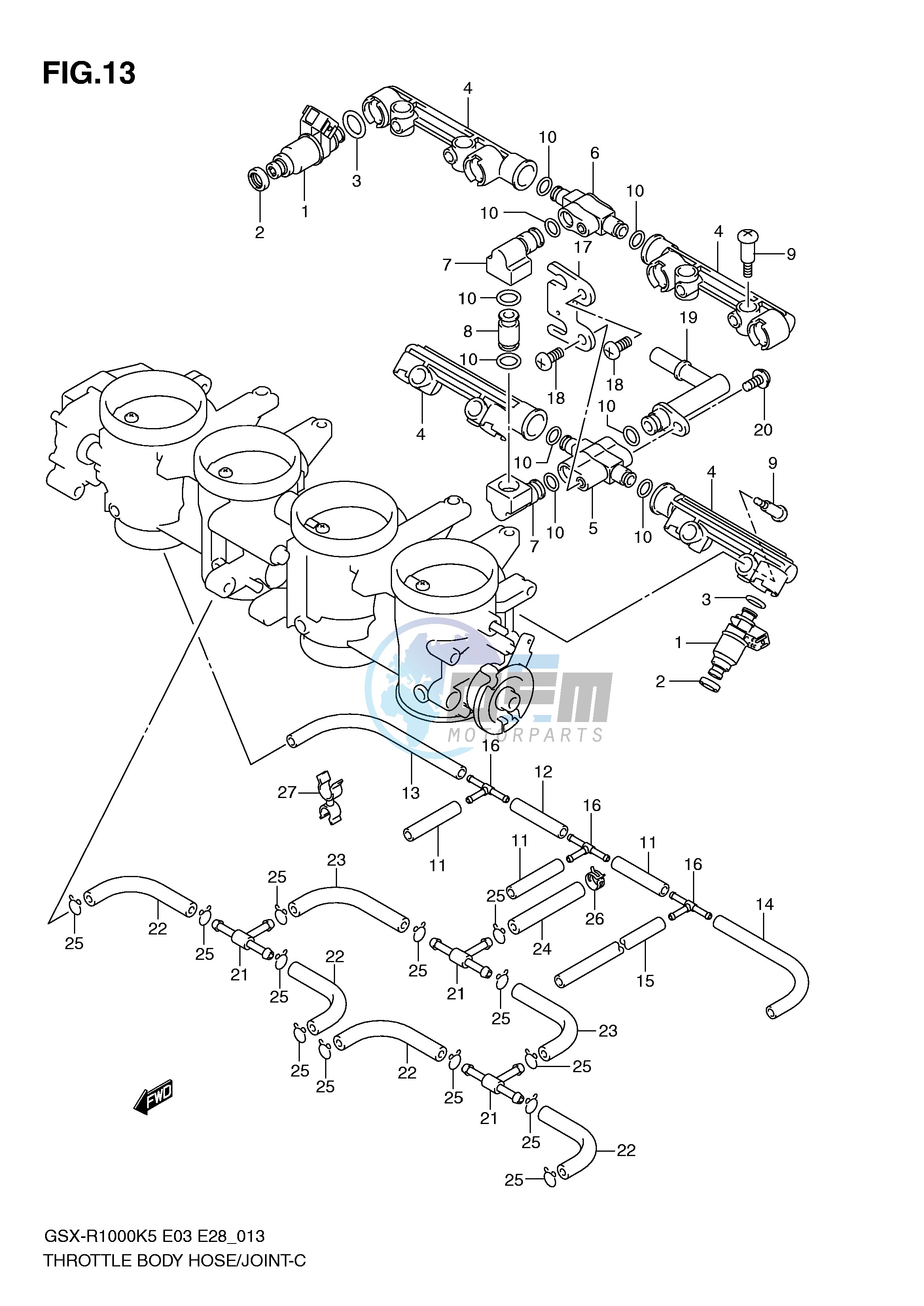 THROTTLE BODY HOSE JOINT