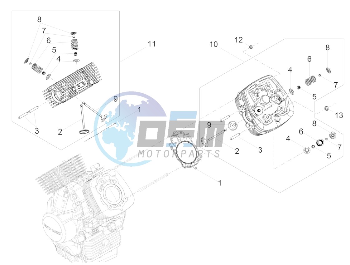 Cylinder head - valves