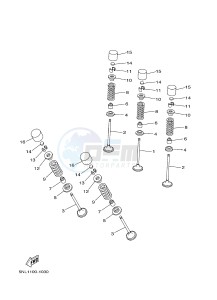 WR250F (1HCE) drawing VALVE