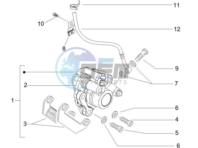 Brakes hose  - Calipers