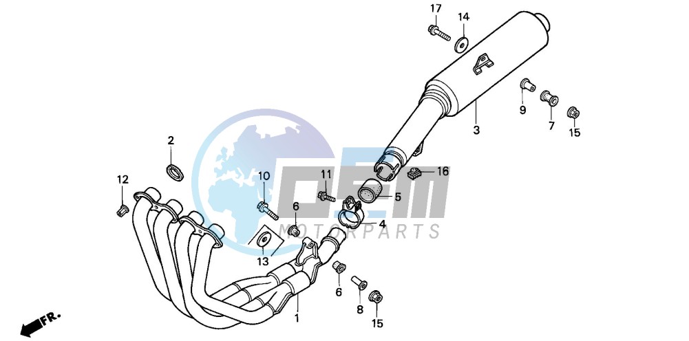 EXHAUST MUFFLER