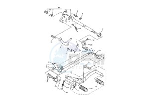 XVZ TF ROYAL STAR VENTURE 1300 drawing SHIFT SHAFT