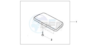 GL1800A Korea - (KO) drawing TRUNK VANITY MIRR