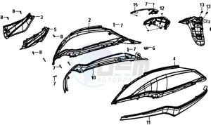 SYMPHONY ST 50 L5-L6 drawing COWLING