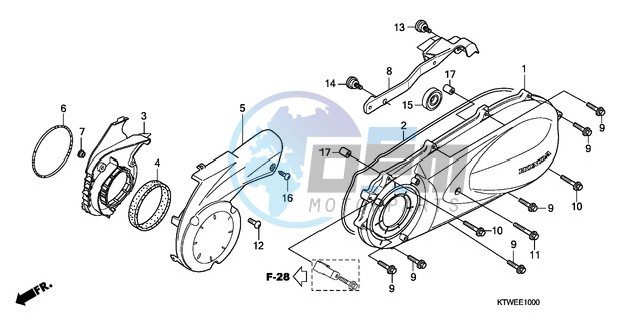 LEFT CRANKCASE COVER