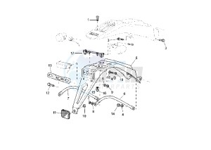 WR F 250 drawing BRACKET, LICENCE EURO KIT