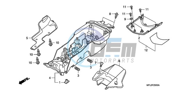 REAR FENDER (CBR1000RR)