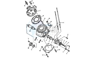 DT X 125 drawing CYLINDER HEAD