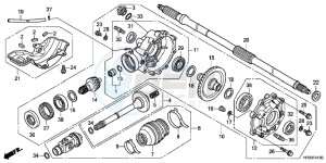 VFR800XH 2ED - (2ED) drawing REAR BRAKE CALIPER