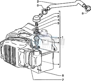 Zip 125 4T drawing Oil drain valve