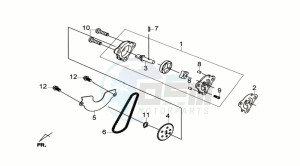 GTS 300i ABS drawing OILPUMP / V-SNAAR OILPUMP