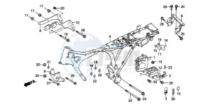 CG125 drawing FRAME BODY