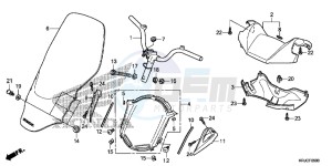 FES125AC drawing HANDLE PIPE/HANDLE COVER