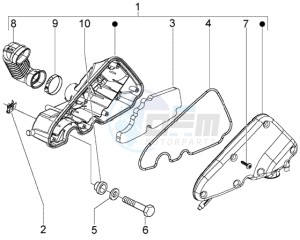 Liberty 50 4t RST Delivery drawing Air Cleaner