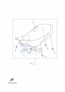 YFM700R YFM70RSXK (2LSS) drawing SEAT