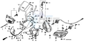 TRX500FPEA U / EC PS drawing HEADLIGHT