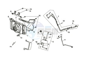 HD2 200EFI drawing RADIATOR