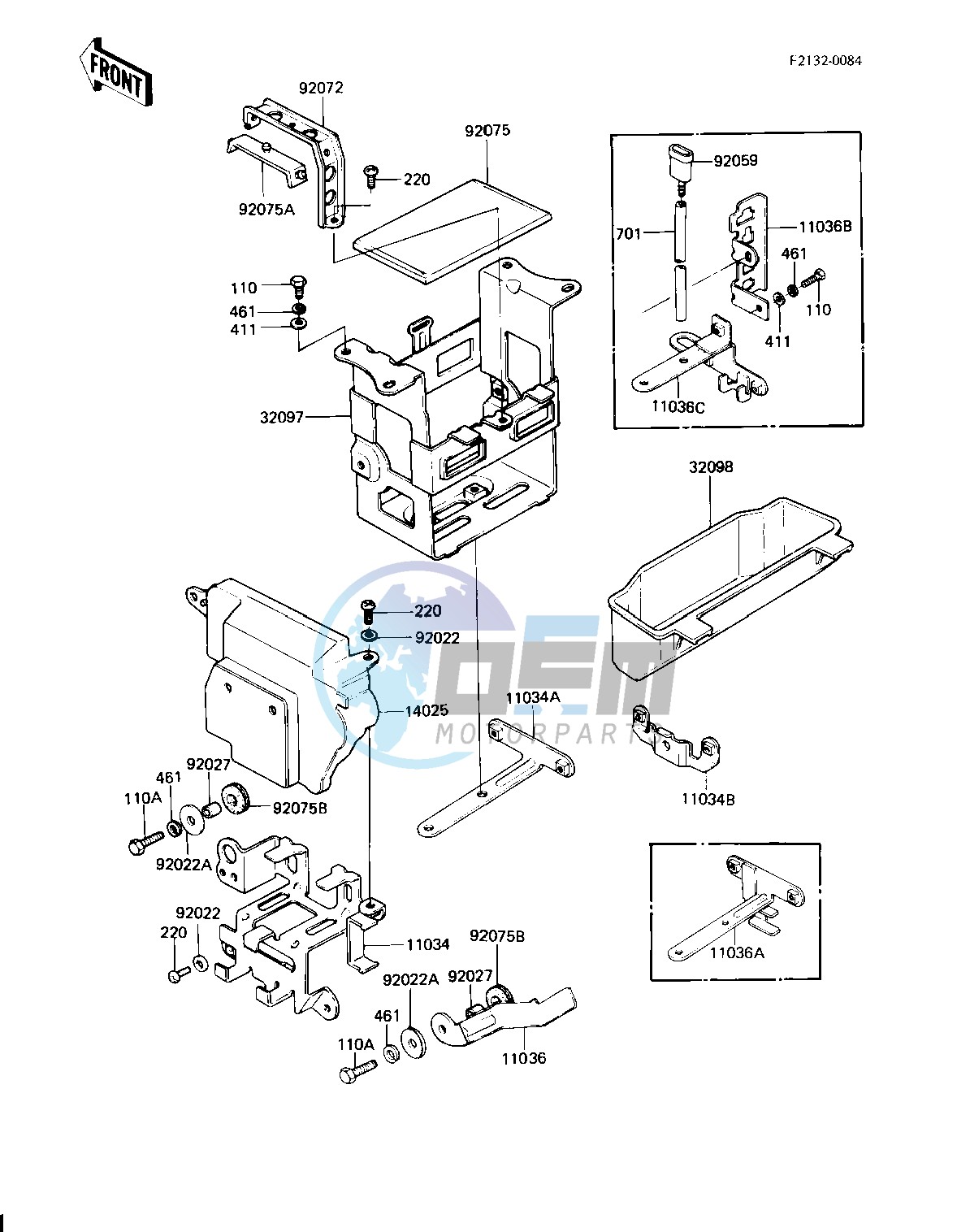 BATTERY CASE_TOOL CASE -- 81-83 H2_H3_H4- -