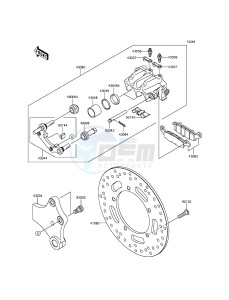 VULCAN 900 CUSTOM VN900CFFA GB XX (EU ME A(FRICA) drawing Rear Brake