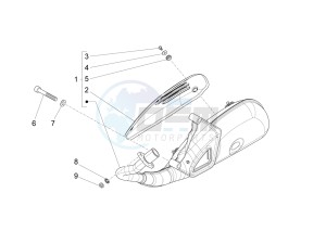 SXL 150 4T 3V CARB drawing Silencer