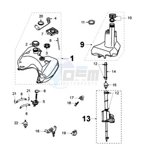 VIVA RSL4 drawing TANK AND FUEL PUMP