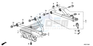 TRX420FA2F TRX420 Europe Direct - (ED) drawing FRONT ARM