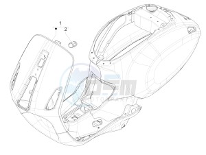 PRIMAVERA 150 4T 3V IE ABS-NOABS E3-E4 (EMEA, LATAM, APAC) drawing Frame/bodywork