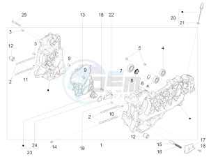 GTV 300 SEI GIORNI IE E4 ABS (APAC) drawing Crankcase