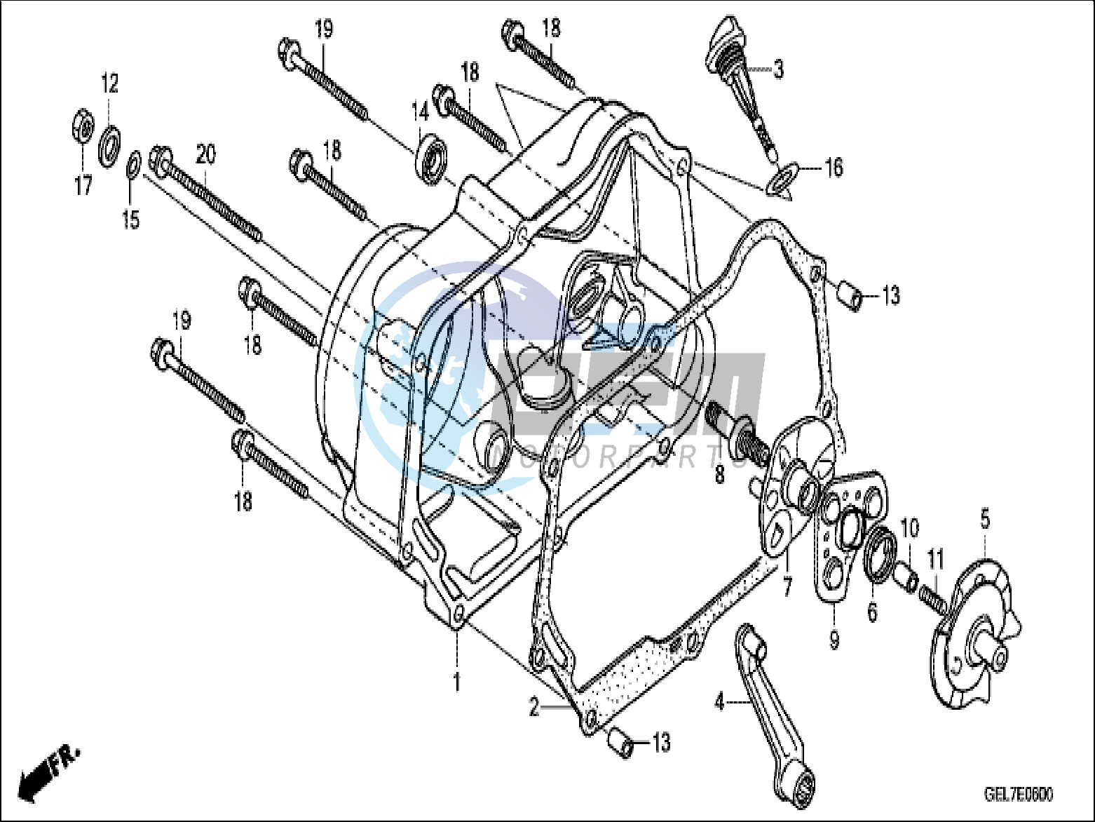 RIGHT CRANKCASE COVER