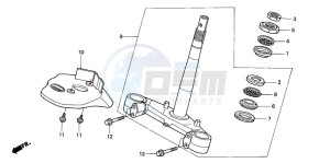 NES125 drawing STEERING STEM