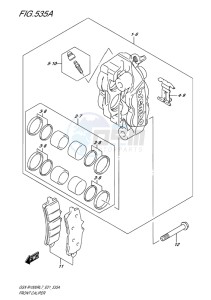 GSX-R1000R EU drawing FRONT CALIPER