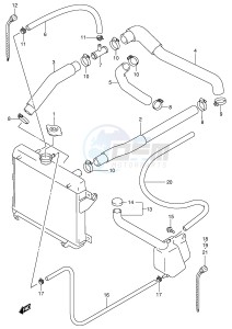 LT-A500F (E3-E28) drawing RADIATOR HOSE