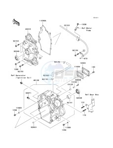 KAF 620 P [MULE 4000] (P9F-PAF) PAF drawing CRANKCASE